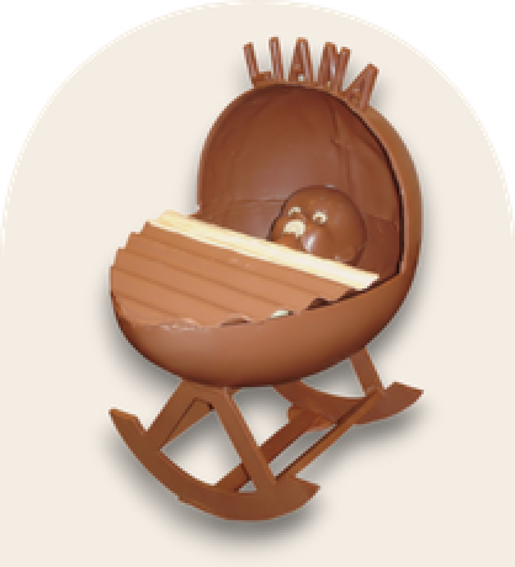 Gepersonaliseerde chocolade voor een geboorte