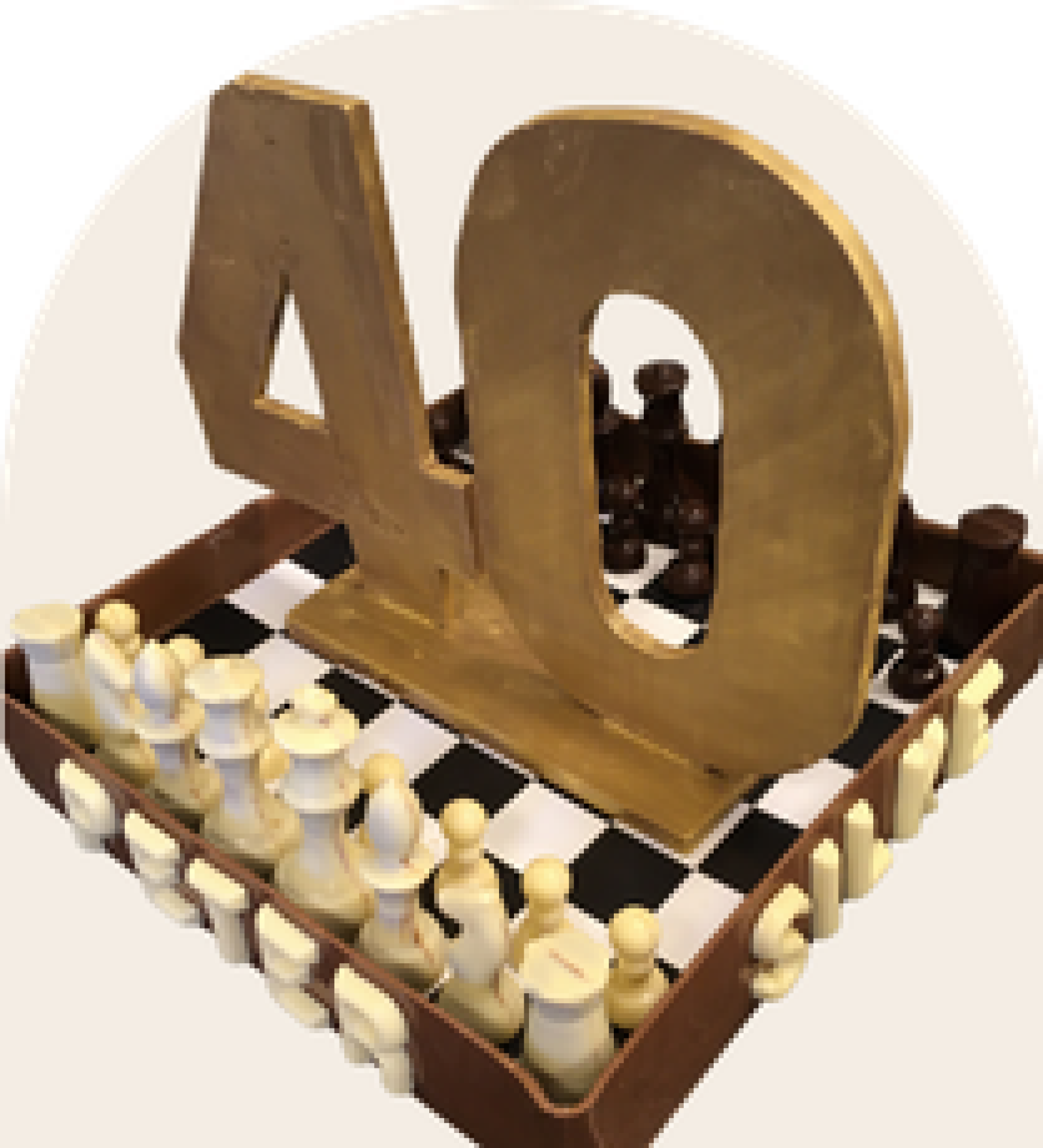 Feestelijk chocoladegeschenk