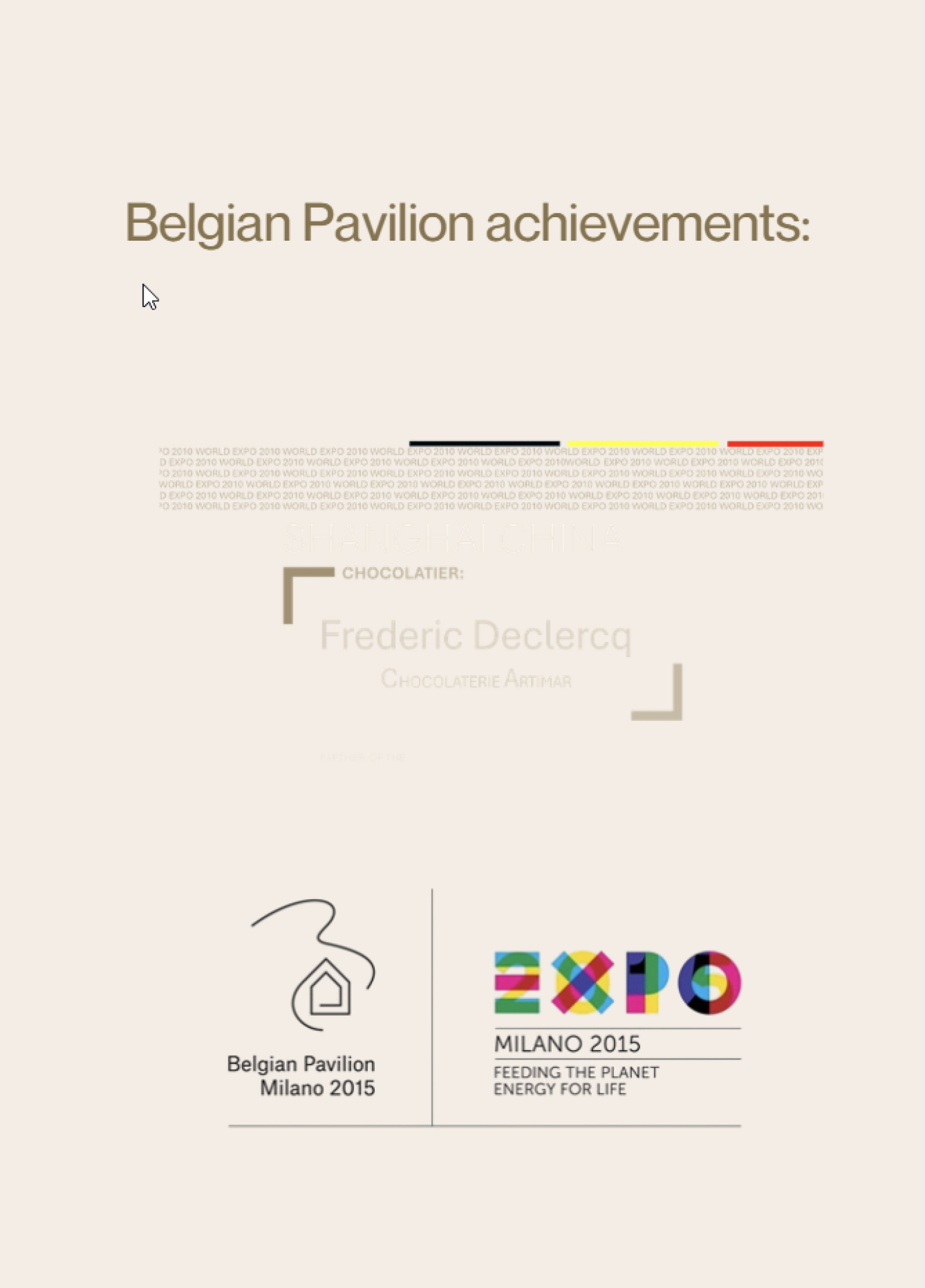 Belgisch paviljoen op Expo Milano 2015