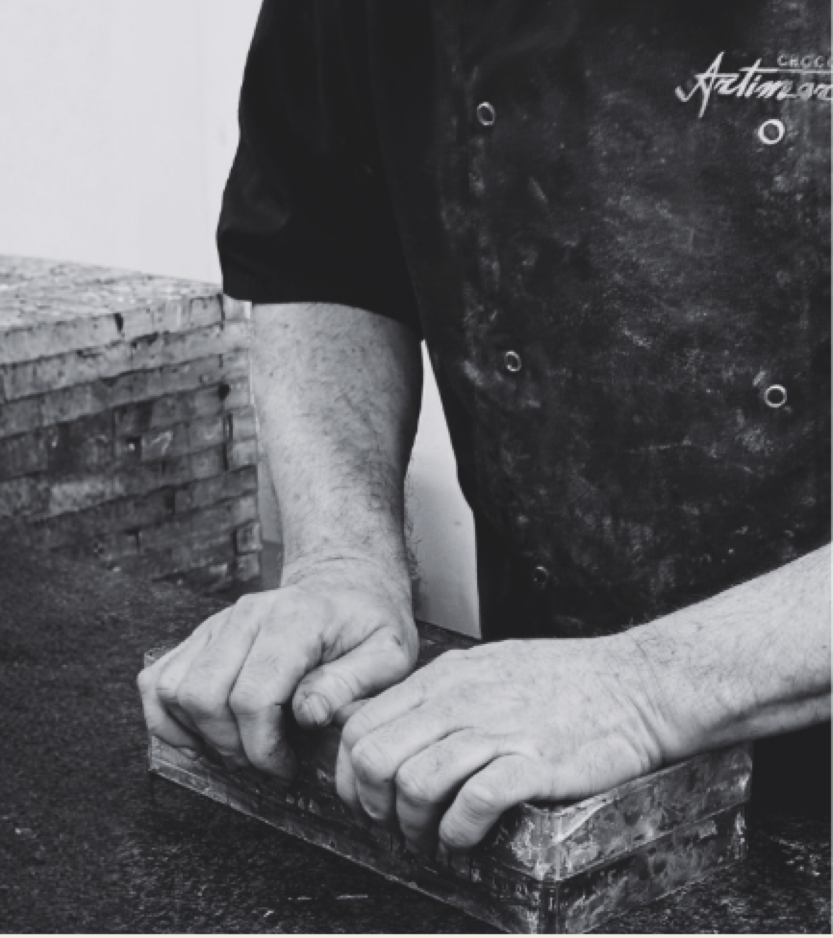 Chocolatier aan het werk
