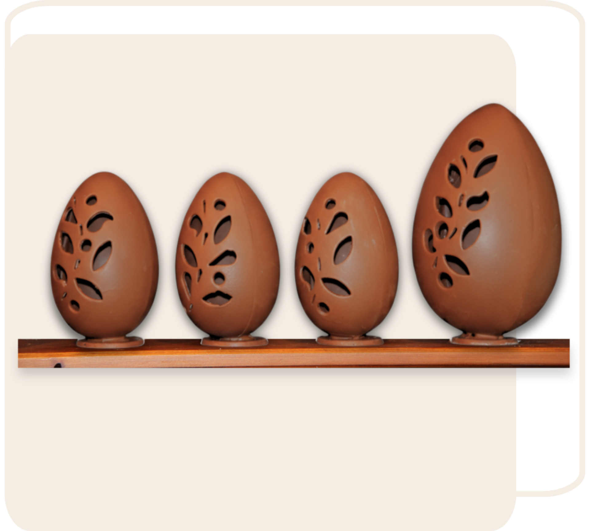 Collectie chocolade-eieren