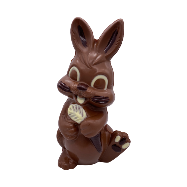 Konijn met wortel 28 cm Melk Tri-Color