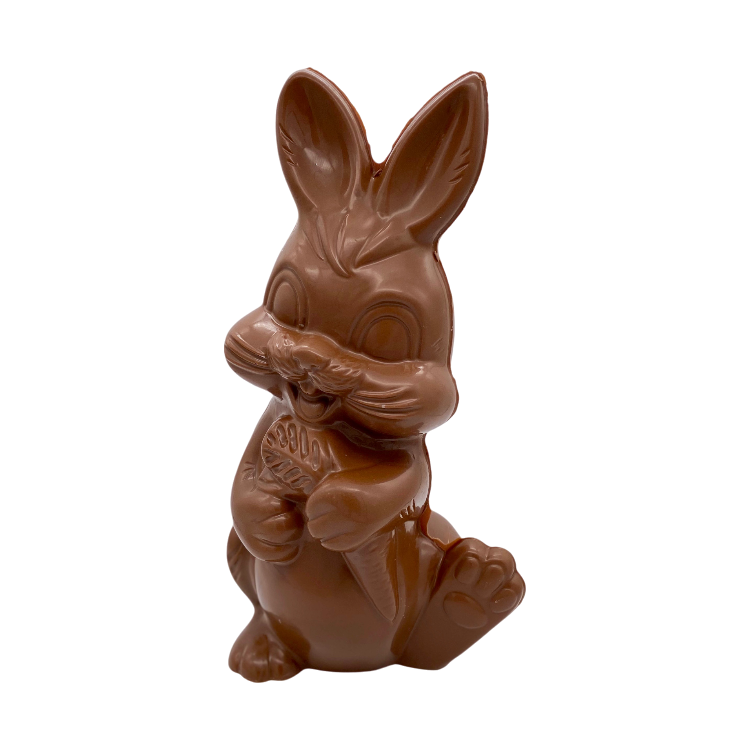 Konijn met wortel 28 cm Melk Uni-Color 