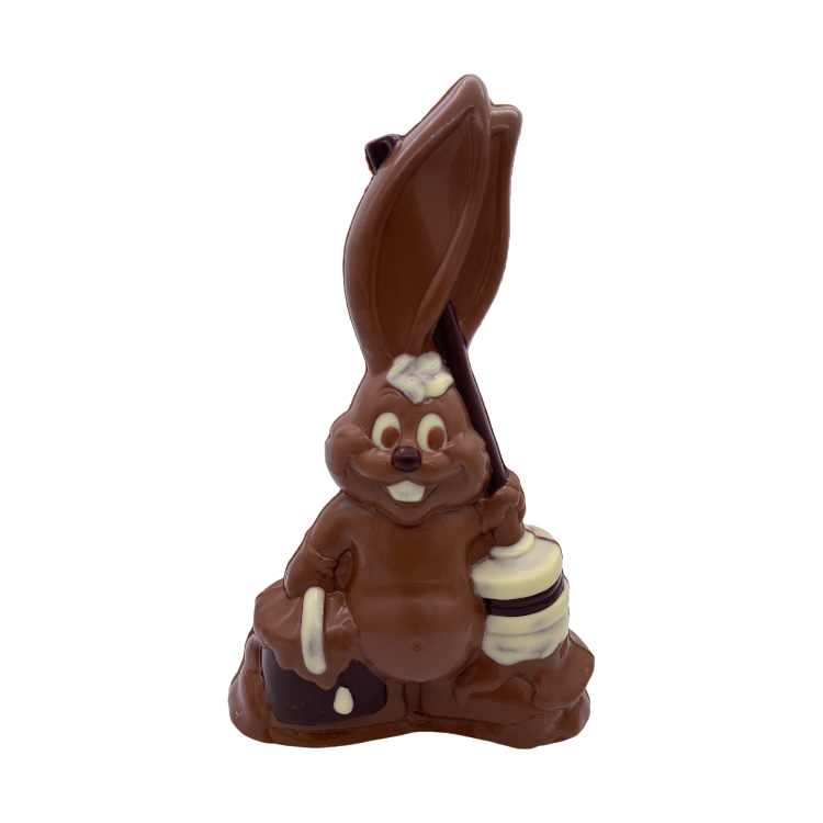 Schilderkonijn 28 cm Melk Tri-Color