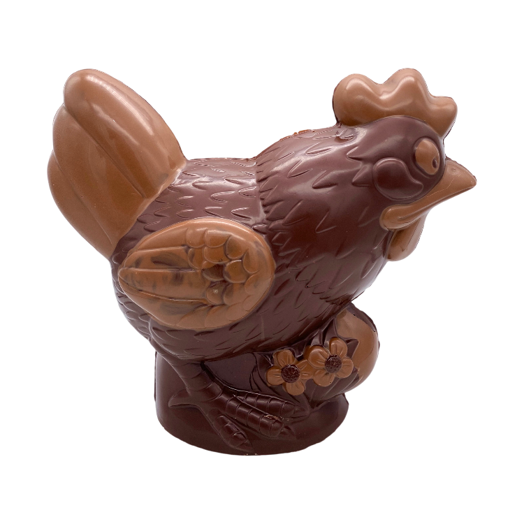 Kip met ei 25 cm Fondant Bi-Color