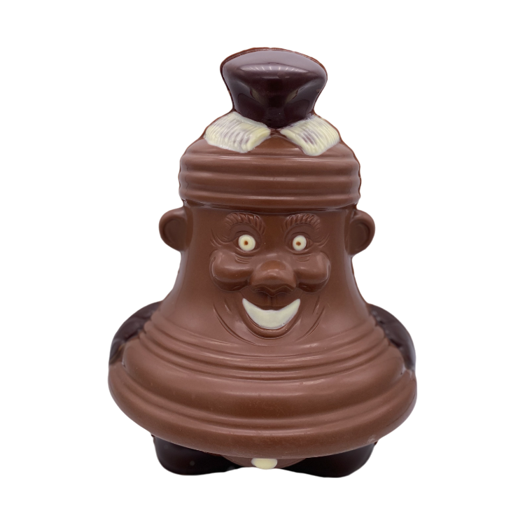 Klok met gezicht 23 cm Melk Tri-Color