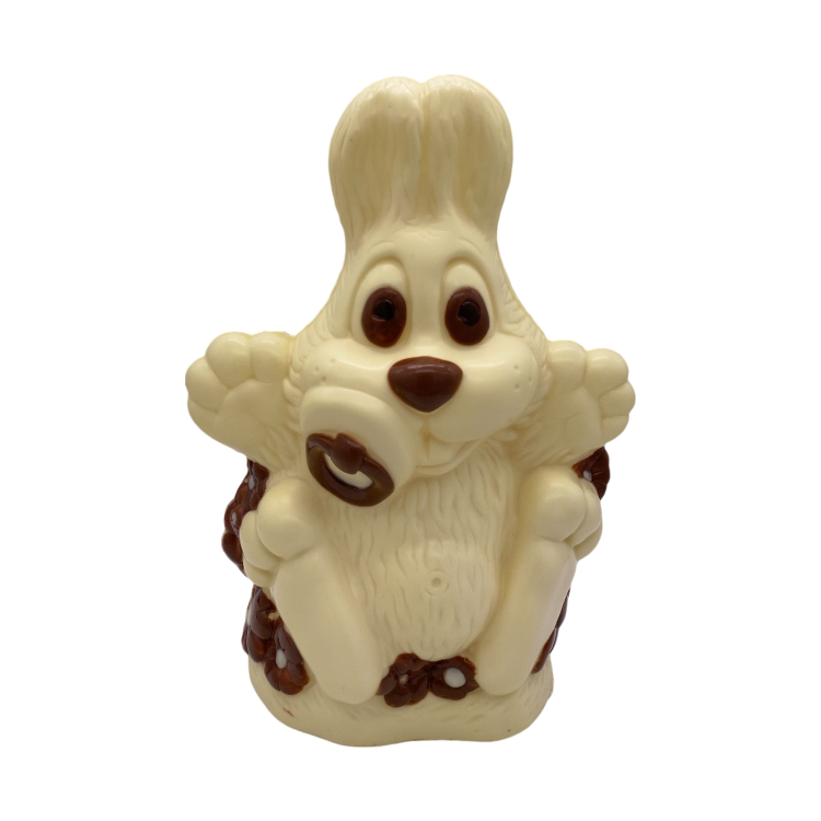 Babyhaas 22 cm Wit Bi-Color