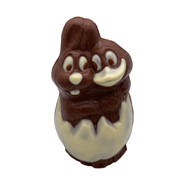 Koppel uit ei 18 cm Melk Bi-Color