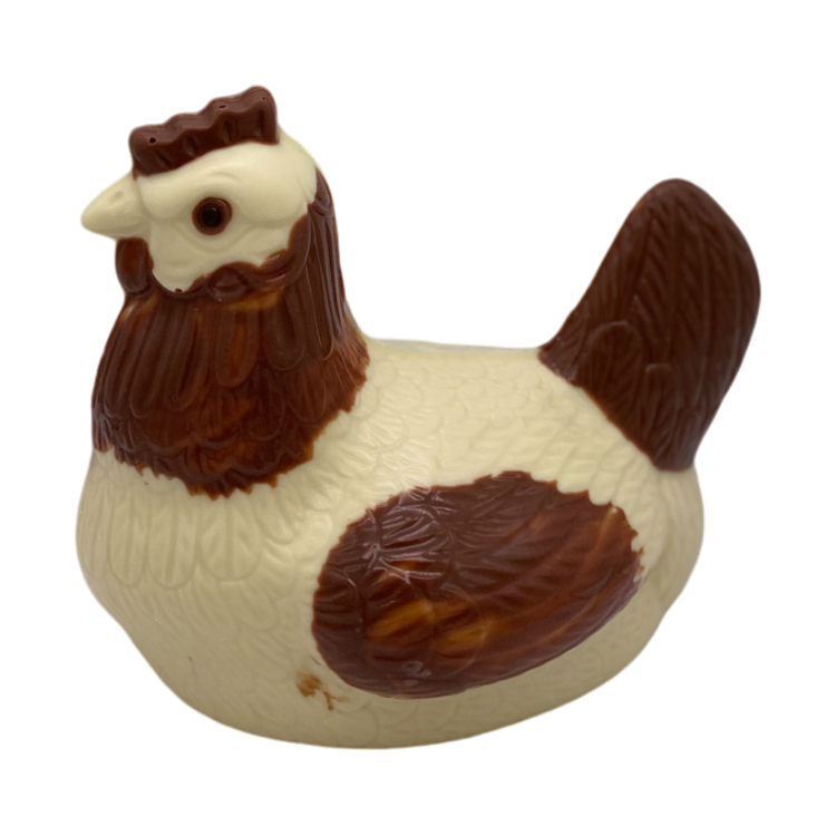 Kip 15 cm Wit Bi-Color