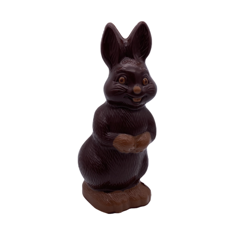 Rechtopzittende haas 19 cm Fondant Bi-Color