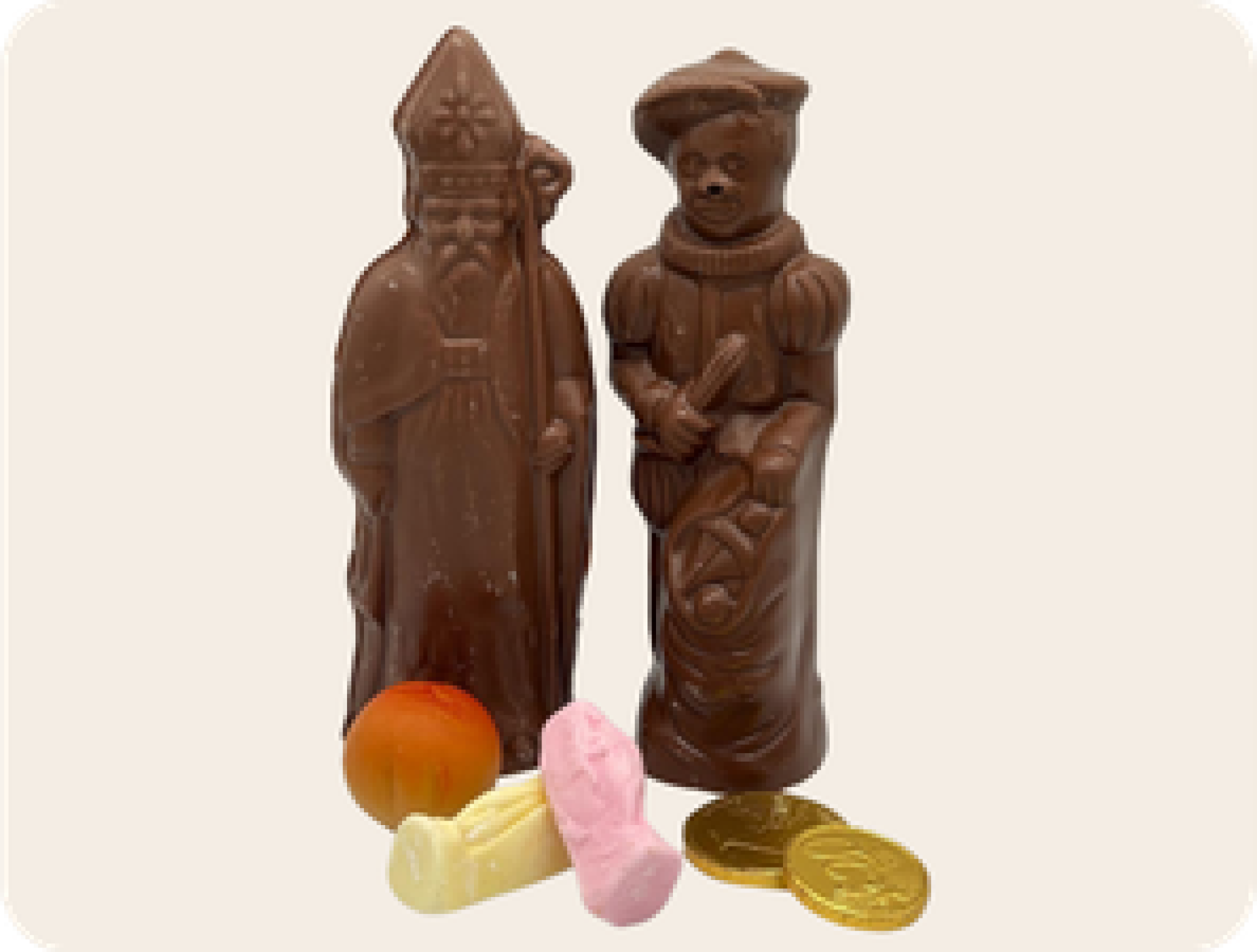 Sinterklaaspakket in chocolade